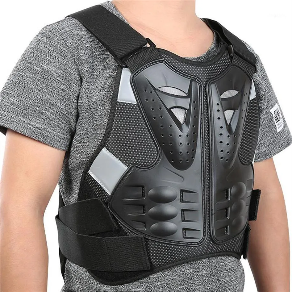 Motorcycle Armor Zwart Motorcross Rugbeschermer Schaatsen Sneeuw Body Armor Spine Guard XL L Moto Jas Auto Accessoires Armor1287E