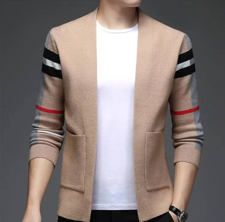 Blusas masculinas de luxo com letra B, cardigã estampado, jaqueta para marca, moda, bolso, malha, roupas casuais