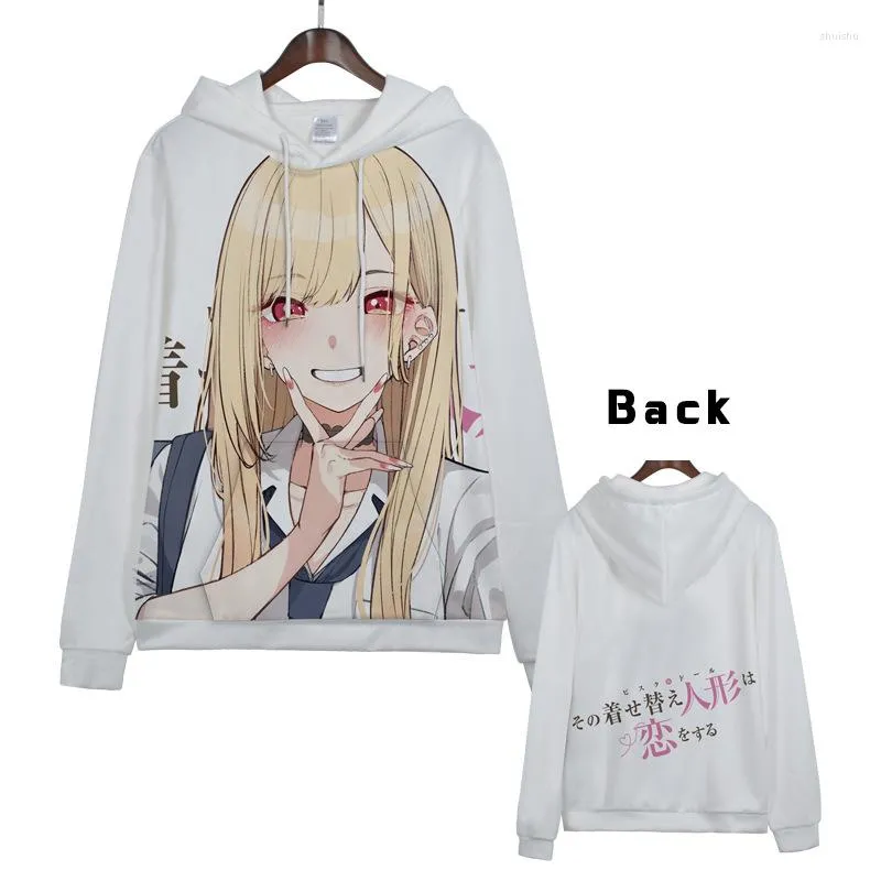 Damen Hoodies Anime Hoodie My Dress-Up Darling Kitagawa Marin Frauen Mädchen Kostüm Junge Mädchen Kinder Kapuzenpullover