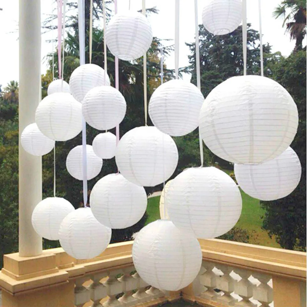 100 White Paper Lanterns - Bulk Pack 8-16 Inch for Wedding, Party, Baby  Shower Decorations, Chinese Lanterns for Home Decor \u0026 DIY Crafts from  Dhgate Party Decoration - price 0.79, image size:1000x1000
