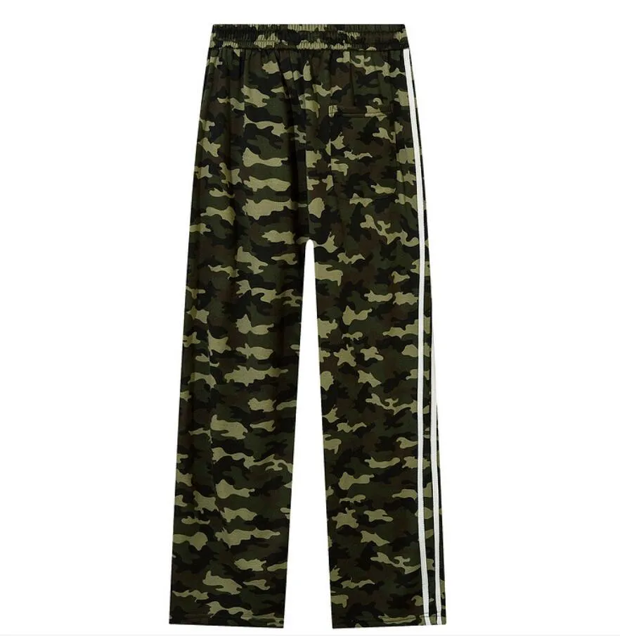 İlkbahar Yaz Günlük Pantolon Erkeklerin Nefes Alabilir Sweatpants Erkek Giyim Sokak Giysesi Joggers Kamuflaj Hızlı Kuru Gevşek Pantolon