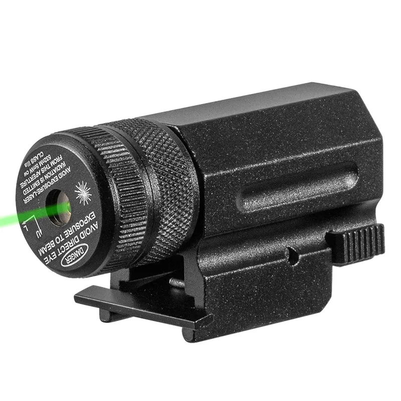 Mini visée Laser rouge vert compacte, nouveau pour pistolet à Rail de 20mm, fusil G17 20 23 21 de chasse