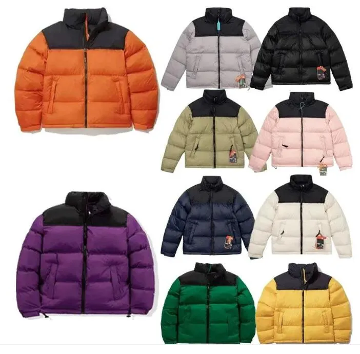 Chaqueta de plumón de diseñador para hombre parka con letras bordadas arco iris clásico 1996 abrigo de pareja de invierno superior para mujer sizeS-2XL