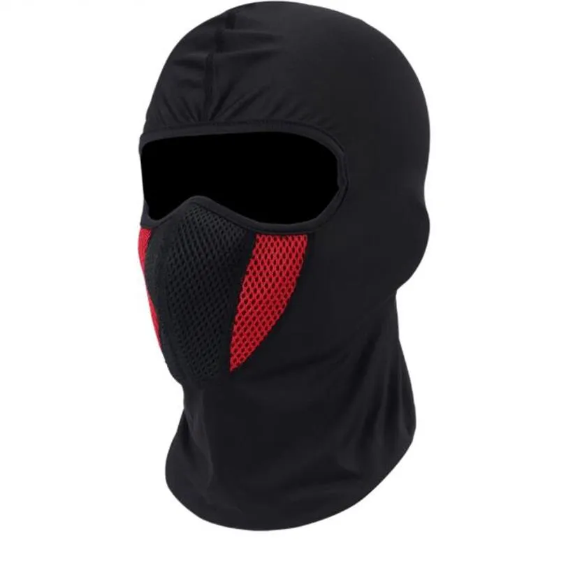 Balaclava Moto Face Mask Motorcycle Tactical Airsoft Paintball Cycling Bike Ski Army Helmet Protection Full Face Mask268Z