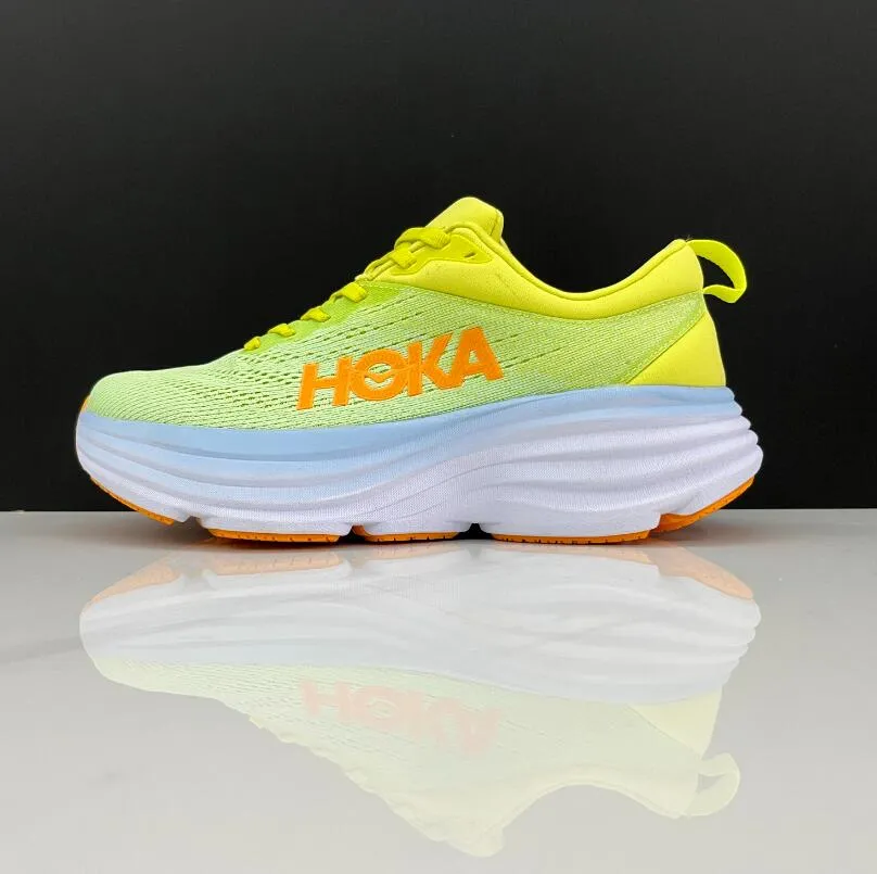 2023 HOKA ONE ONE Bondi 8 Running Shoes local boots online store training  Sneakers Accepted lifestyle Shock absorption highway Designer Womens Mens