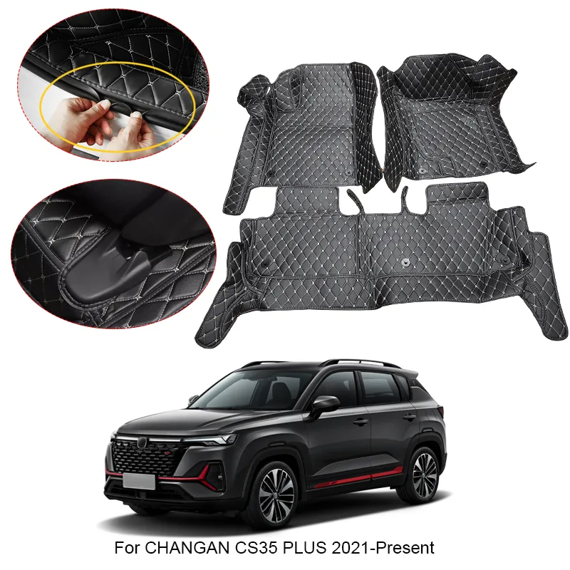 All-Weather Floor Mats for Volvo XC90 3D Rubber Floor Liner