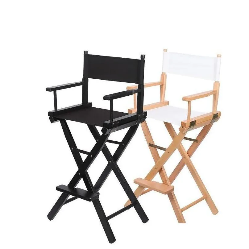Pokrywa krzesła zamienne Płótno Dyrektorzy Krzesła er stołek ochraniacz prosty zestaw solidnych siedzeń Outdoor GARDENCHAIR DOLD DOBRY DOM DHQM8
