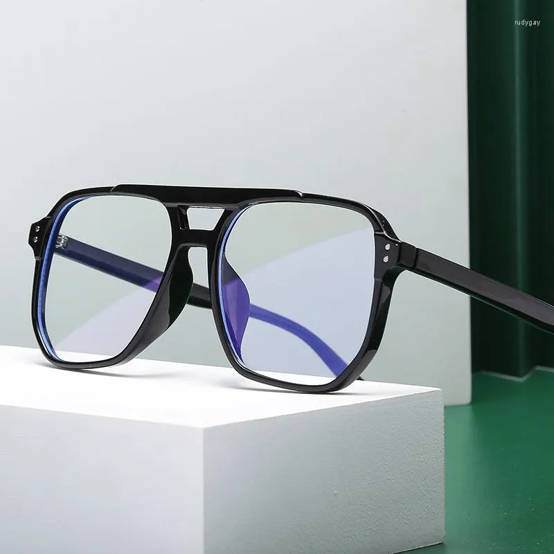 Sunglasses Unisex Blue Light Blocking Glasses Men Women Creative Square Frame Fashion Computer Gaming Protection Eyeglasses
