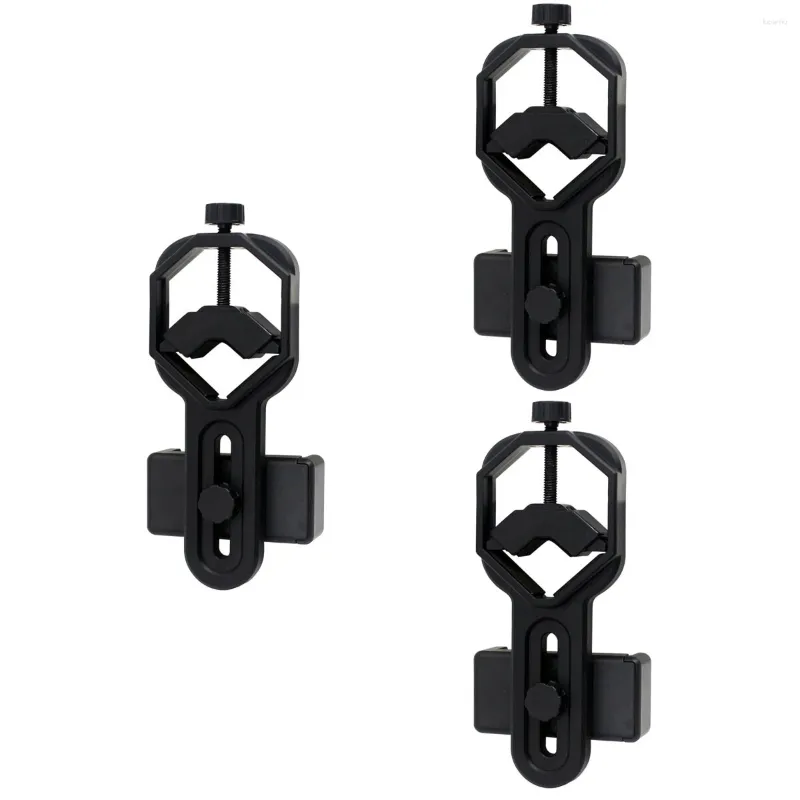 Telescope 3pcs Phone Clip Clamp Fixator Pography Supply Microscope Holder For Home