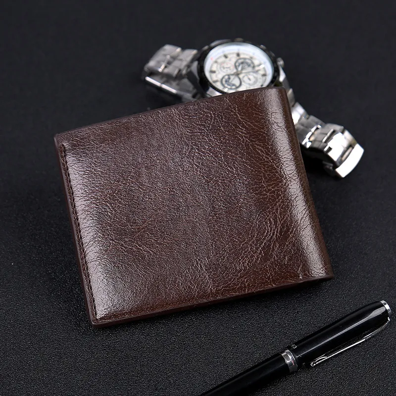 Cadeaux populaires pour hommes, nouvelle mode sable, Style court classique, 20% de réduction, portefeuille multi-cartes