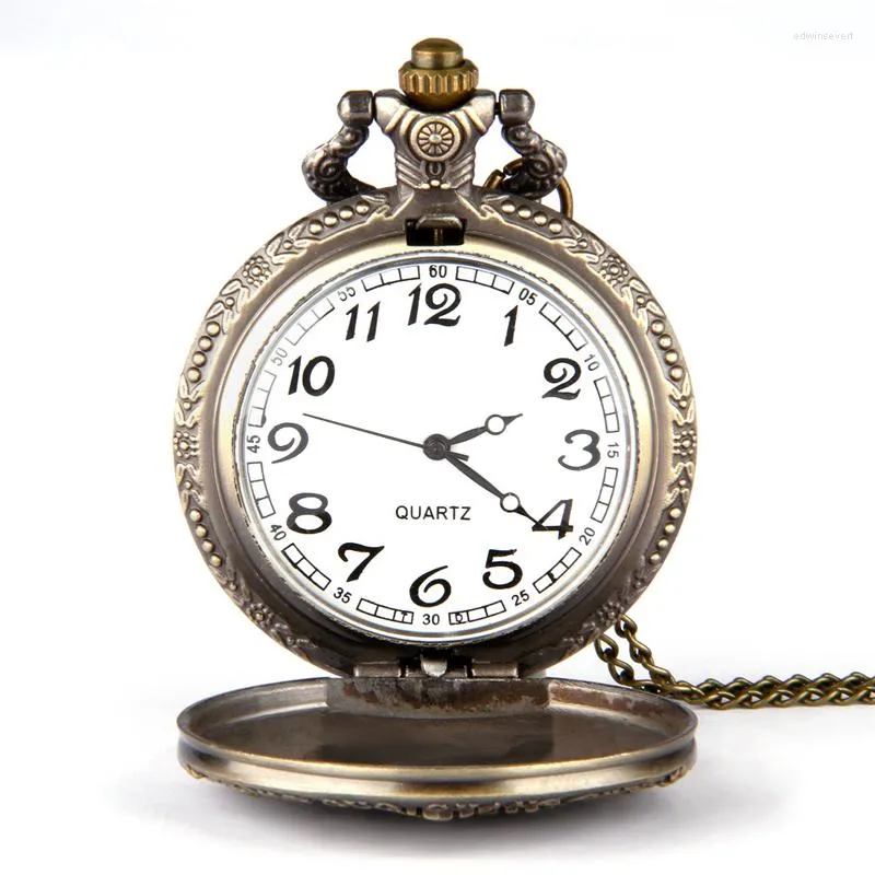 Wristwatches Vintage Great Wall Pendant Pocket Quartz Watch Necklace Men'S Fashion For Men Wristwatch Mechanical