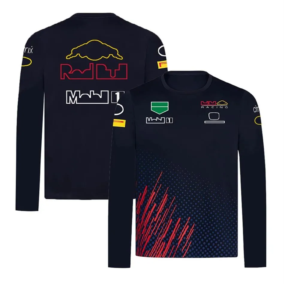 F1-coureur T-shirt nieuw racepak met lange mouwen formule één met hetzelfde teamuniform kan worden aangepast328H