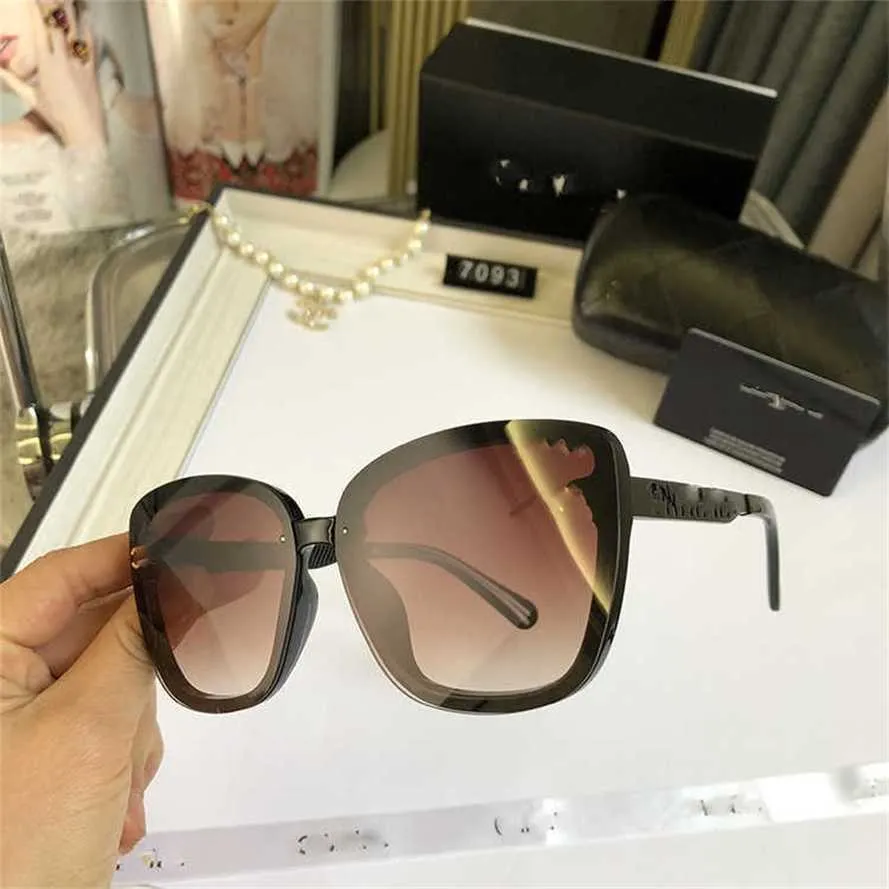 52% rabatt på grossist av solglasögon New Box Women's Fashion Trend Solglasögon UV -skyddsglasögon
