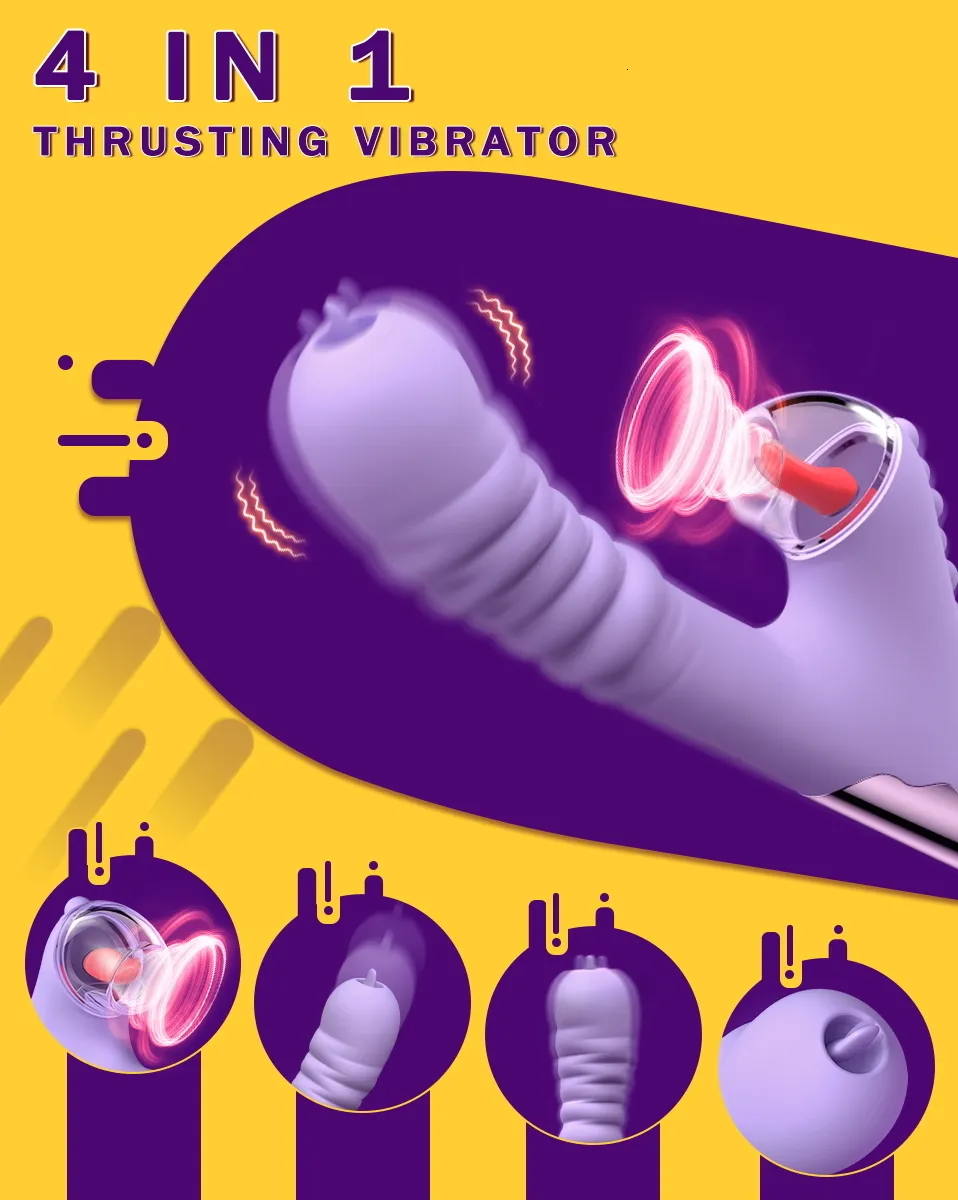 4 inch thrusting dildo Amazon.com: Realistic 9-Inch Thrusting Dildo Vibrator with 10 Vibrating & 3  Thrusting Modes KP89504 : Health & Household main image 0