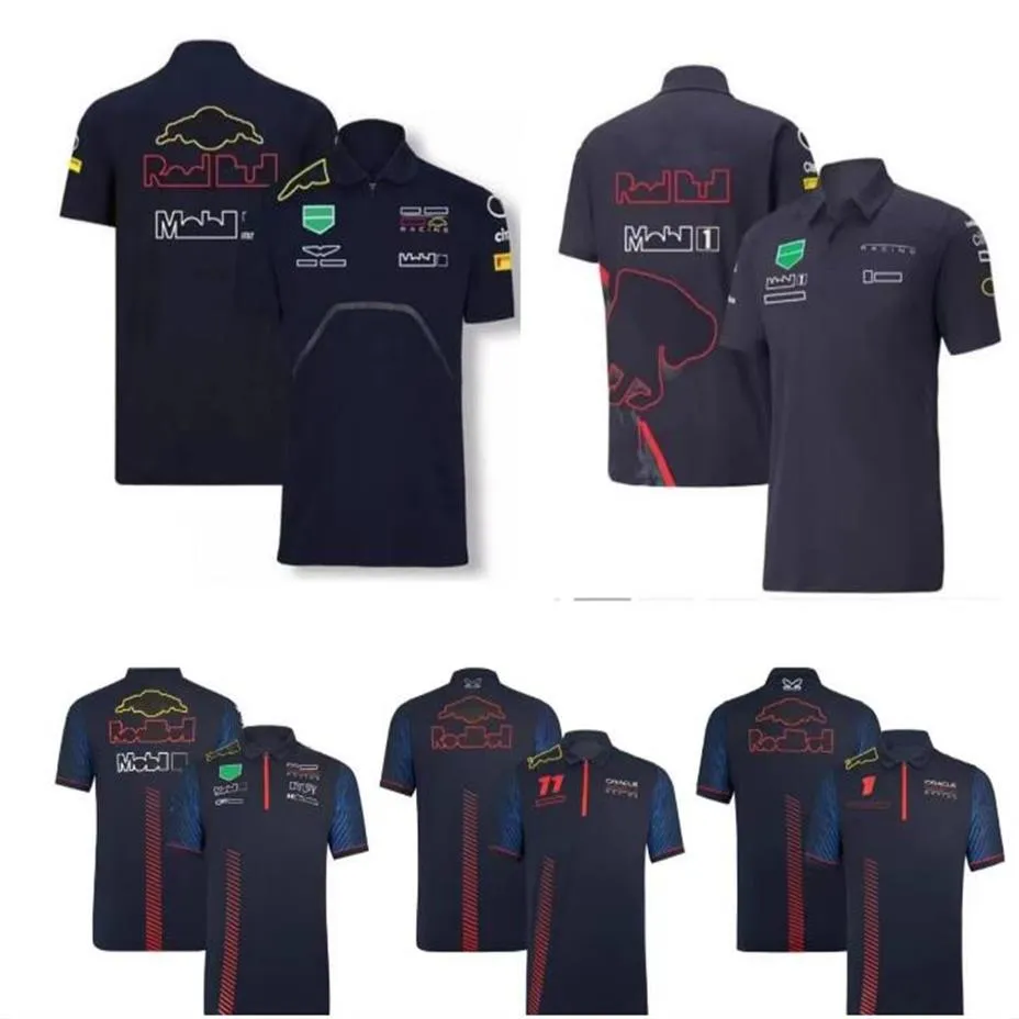 F1 Formula 1 Yarış T-Shirt Yaz Yeni Takım Polo Aynı Stil Özelleştirme281D