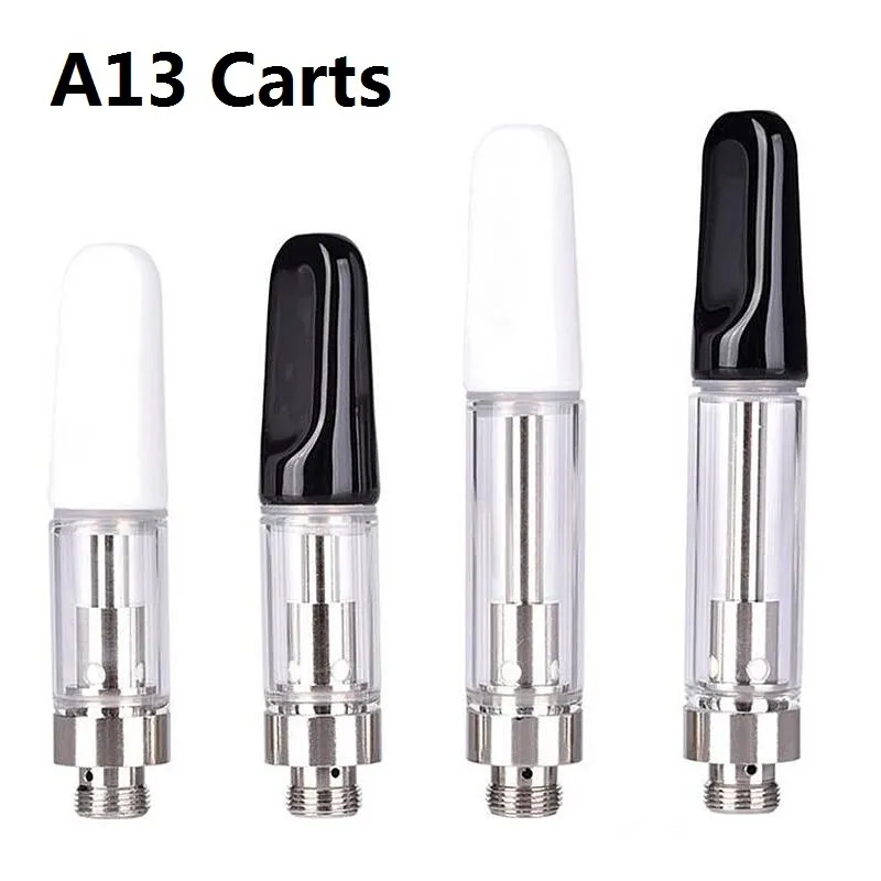 Original A13 Coil Drip Tip Vape Cartridge 0.5ml 1.0ml Glass Thick Oil