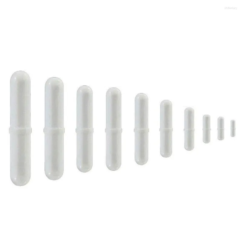 Blender 10pcs PTFE Magnetic Misser Mixer Isment Bar Spinbar помешивание для лабораторного использования белого цвета