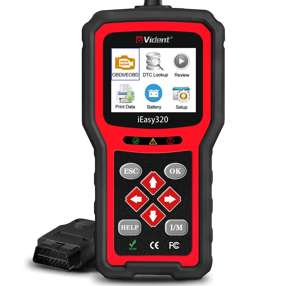 vident ieasy320コードリーダーは、obdii eobd can222xを強化しました