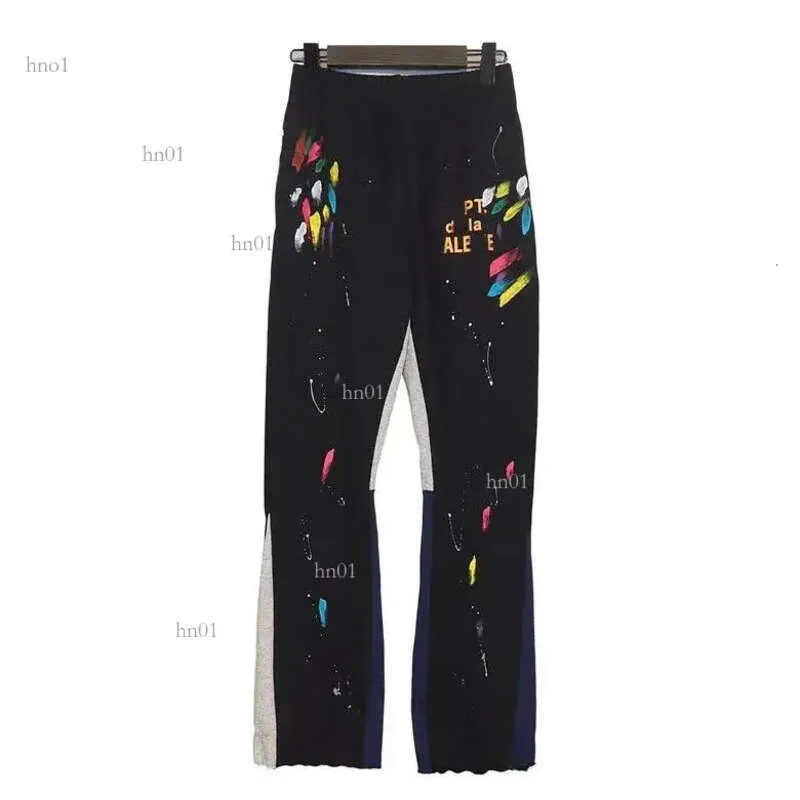 Pantaloni da uomo Graffiti Galleryse Depts Pantaloni da uomo Pantaloni da tuta da donna Galleryes Dept Speckled Letter Print Mans Couple Loose Versatile x6