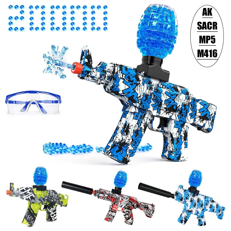 Gun Toys Electric Gel Ball Gun Toys Toys Friendly Friendly Blaster مع 20000 Water Drops Outdoor Game Boy 12 230728