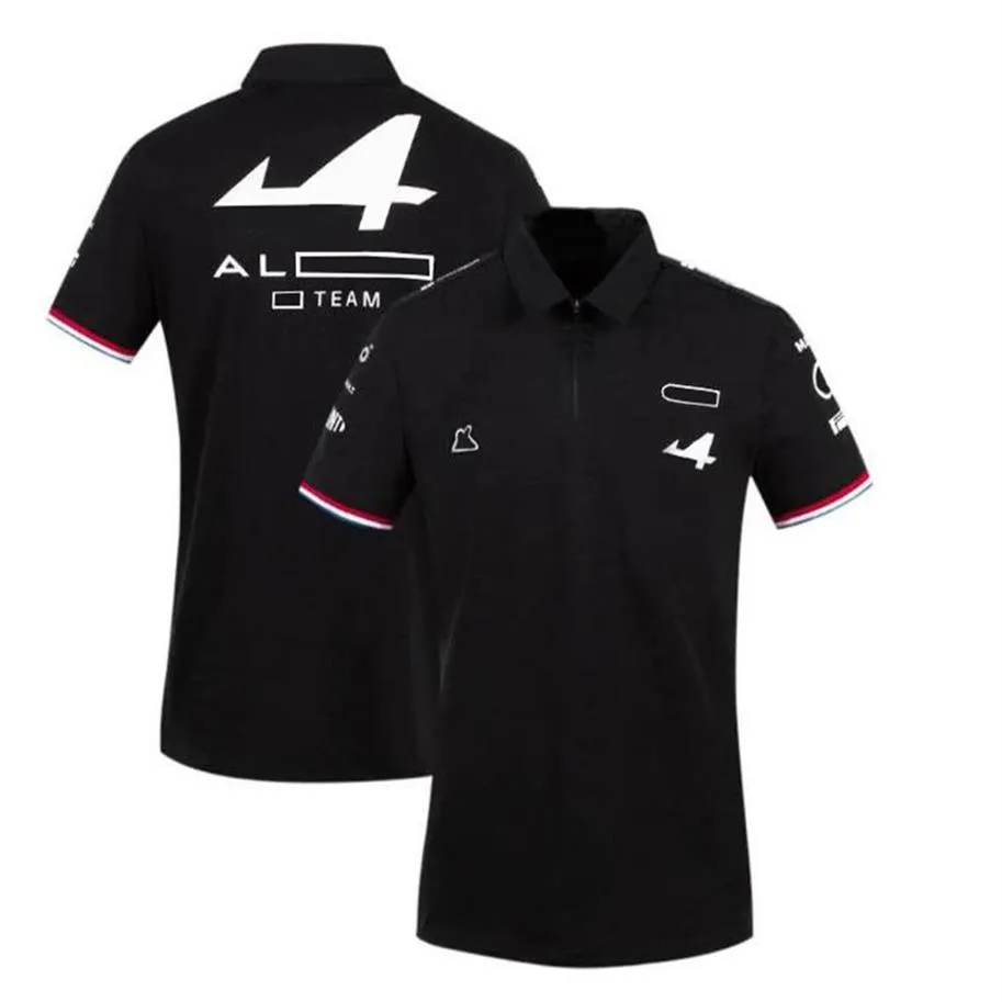 2021 F1 Formula One joint car series LOGO racing suit Summer short-sleeved T-shirt lapel POLO shirt quick-drying breathable la270y