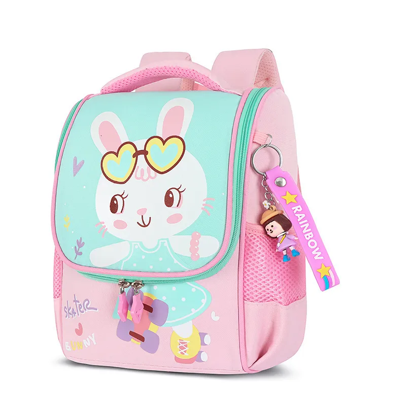 Mignon lapin bébé fille sac à dos maternelle sac d'école sac à dos pour enfants garçon dessin animé sac d'école 230728