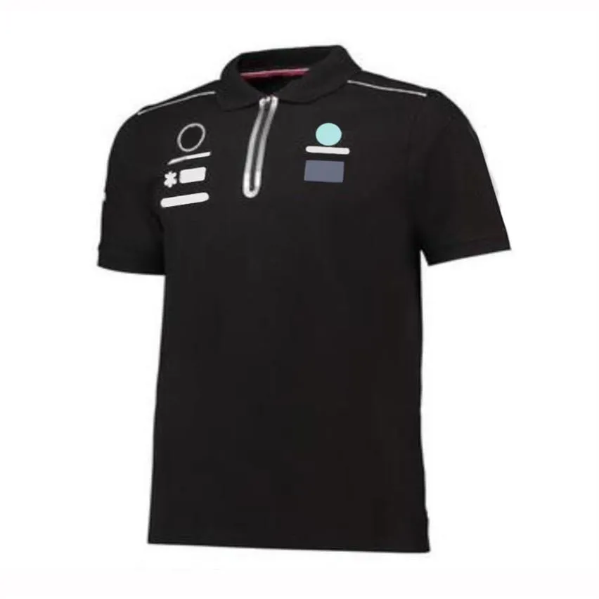 2021 F1 série de voitures personnalisées à manches courtes co-marqué POLO costume de course t-shirt équipe formule 1 costume de ventilateur de voiture séchage rapide respirantab257i