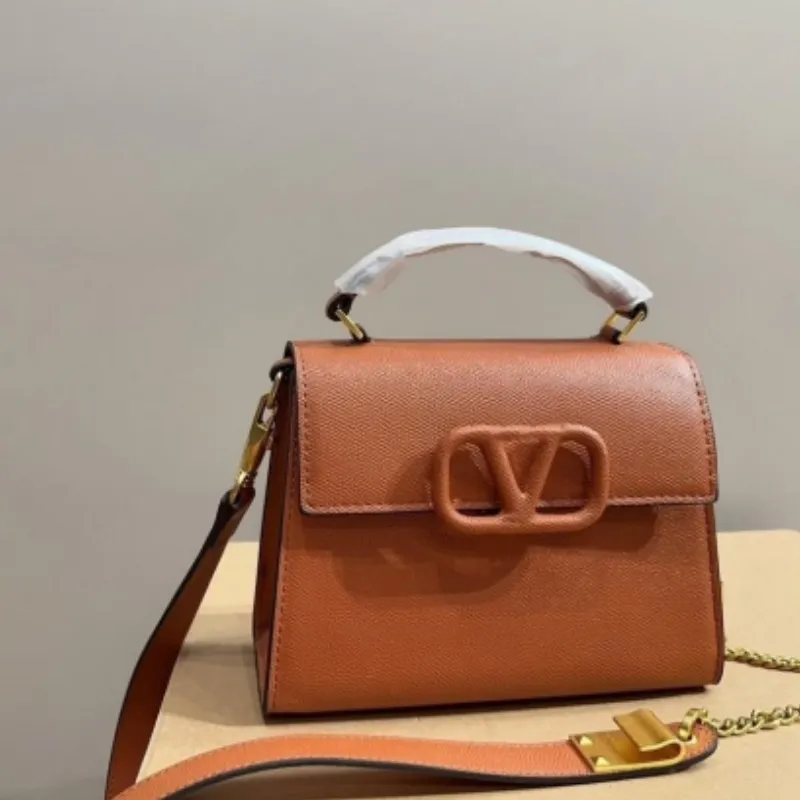 Luxury Designer Bag Crossbody Bag Handbag High Quality Fashion Real Leather Messenger Bag Chain Shoulderclassic Flap Women Purse Black