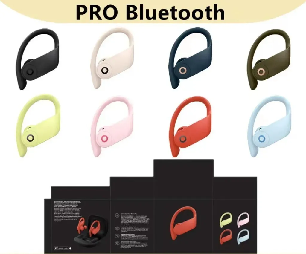 Power Pro Bluetooth سماعات الأذن اللاسلكية اللاسلكية