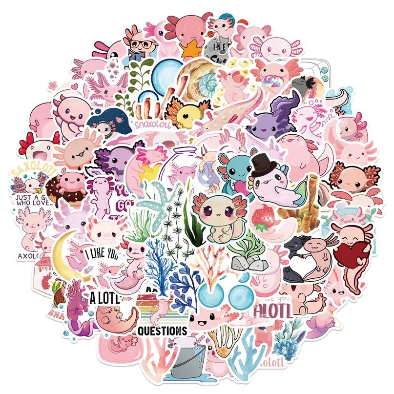 100pcs cute cartoon pet graffiti stickers luggage guitar DIY stickers waterproof220b