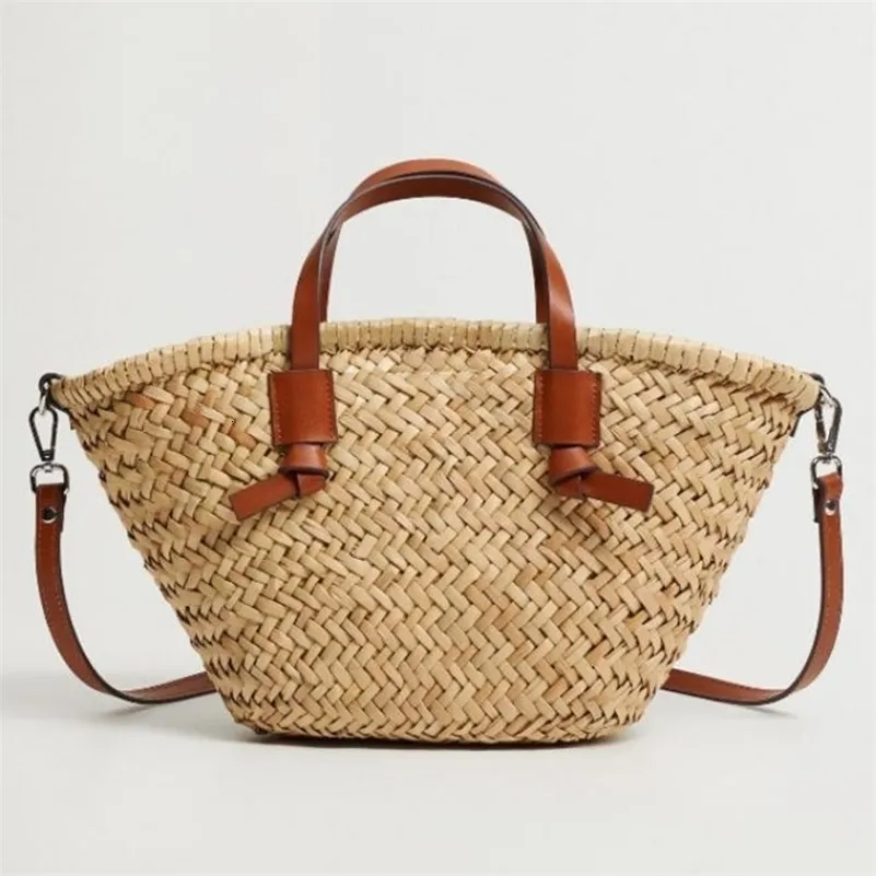 [JILLSTUART]★SUMMER RATTAN TOTE AND CROSS BAG 2023 Straw Woven Beach Bag: Cute Hobo Women Handbag
