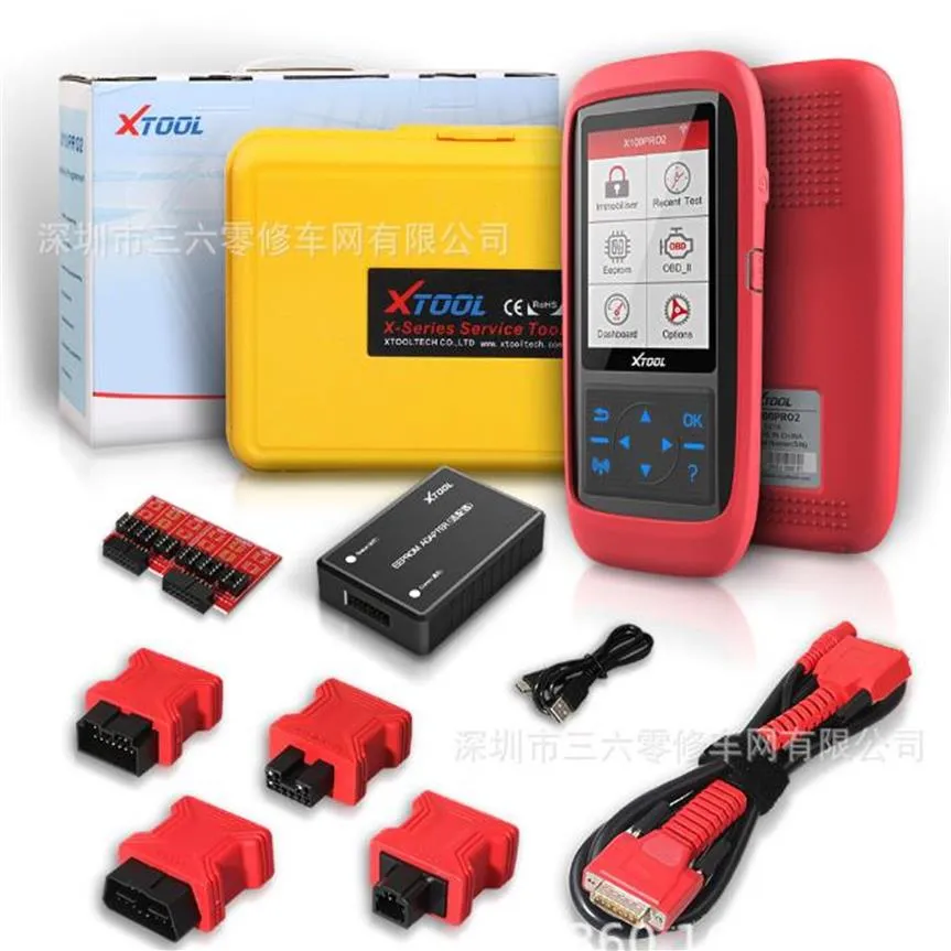 Auto Key Programmer Mileage Adjustment with EEPROM Adapter XTOOL X100 Pro2202H