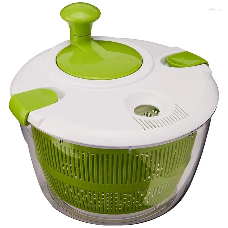 Ctg-00-Sas Essoreuse A Salade Vert Et Blanc