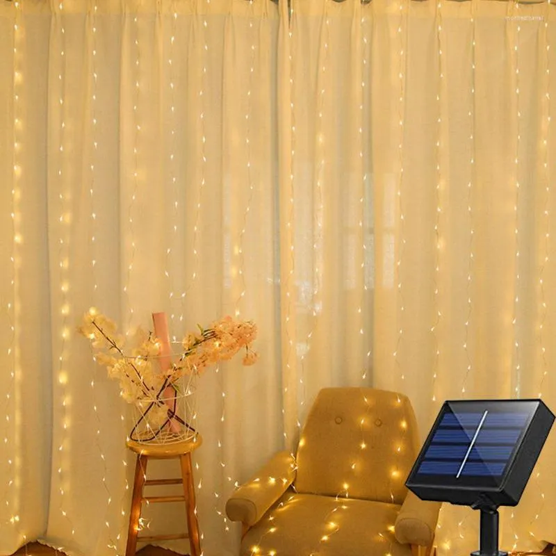 سلاسل 300 LEDS نافذة الستار