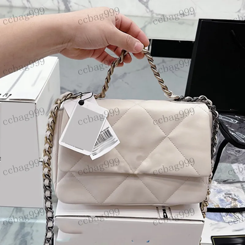 Designer Dames Schoudertas Zachte Schapenvacht Clamshell Met Diamanten Ketting Top Handvat Tassen Cristian Tote Luxurys Handtassen Crossbody Oversized Boodschappentassen 26cm