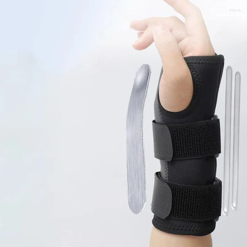 Handledsstöd andningsbar justerbar dubbel komprimering splint skydd Fixade fogar sport armband karpaltunnelband