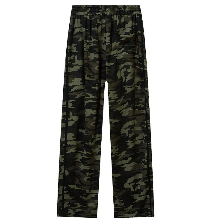 İlkbahar Yaz Günlük Pantolon Erkeklerin Nefes Alabilir Sweatpants Erkek Giyim Sokak Giysesi Joggers Kamuflaj Hızlı Kuru Gevşek Pantolon