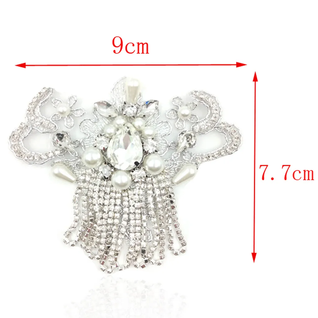 2 Pieces Crystal Pearl Shoe Clip Buckle Wedding Bridal Party Shoe Decoration