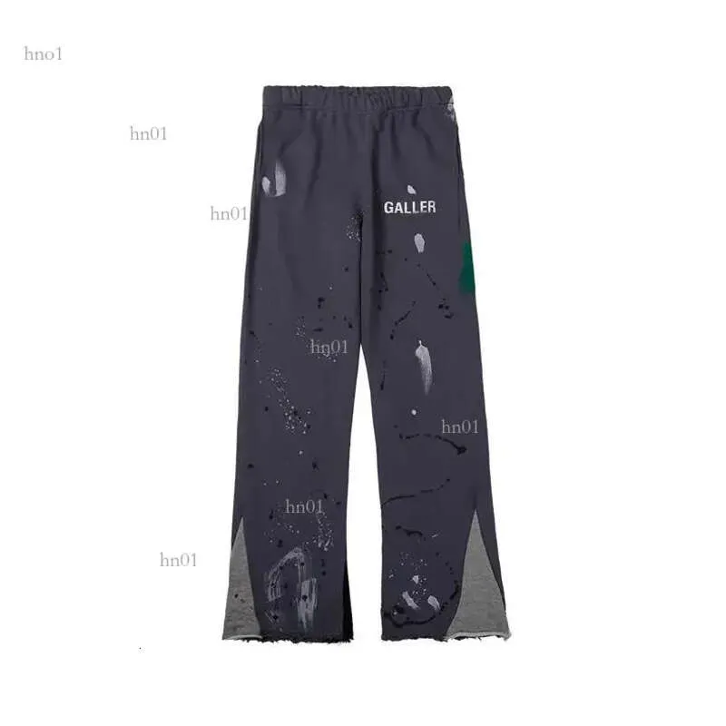 Pantaloni da uomo Graffiti Galleryse Depts Pantaloni da uomo Pantaloni da tuta da donna Galleryes Dept Speckled Letter Print Mans Couple Loose Versatile x3