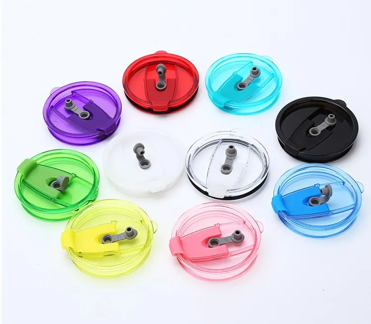 Lid 30oz Colorful Lids Spillproof Covers For Stainless Steel Cups Novelty Leak Spill Proof Plastic Covers SN838