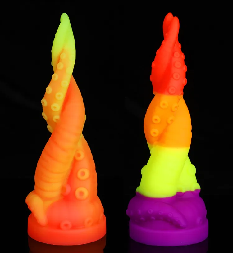 Octopus Tentacles Plug Prostate Massage Buttplug Sex Toys For Woman/Man Huge Silicone Anal Dildos_voghion.com