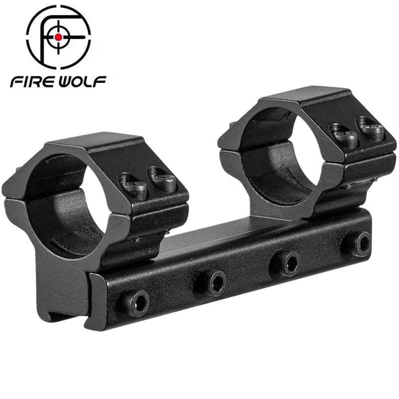 25.4mm One Piece Low Dovetail Scope Mount Rings Adapter W 11mm Long 100mm Rifles Airsoft Hunting