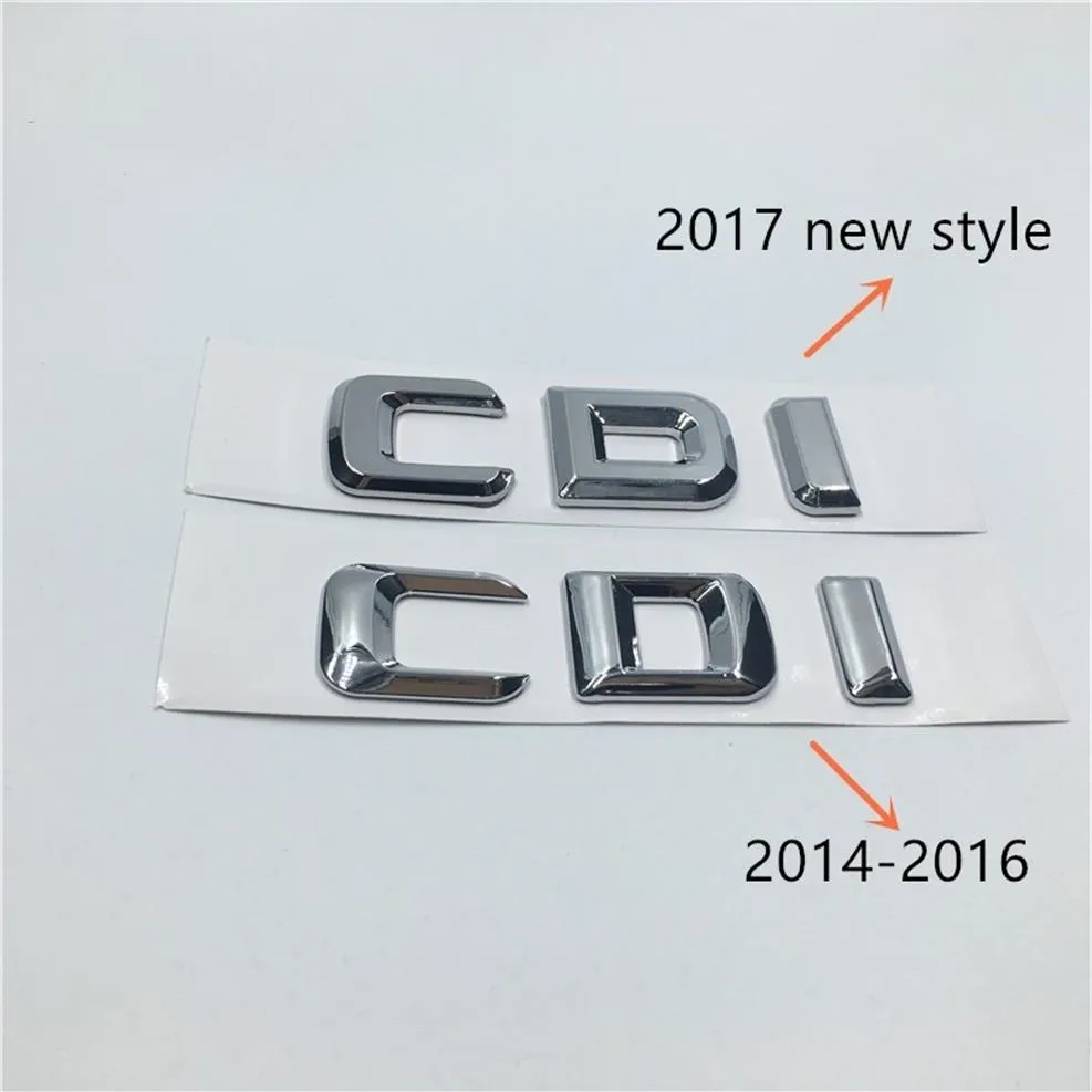 New Styling For Mercedes Benz CDI AMG 4 Matic Car Rear Trunk Letters Badge Emblem Stickers2924