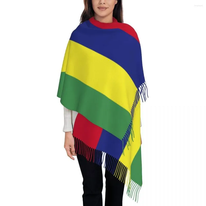 Scarves Mauritius Flag Shawls And Wraps For Evening Dresses Womens Dressy Wear