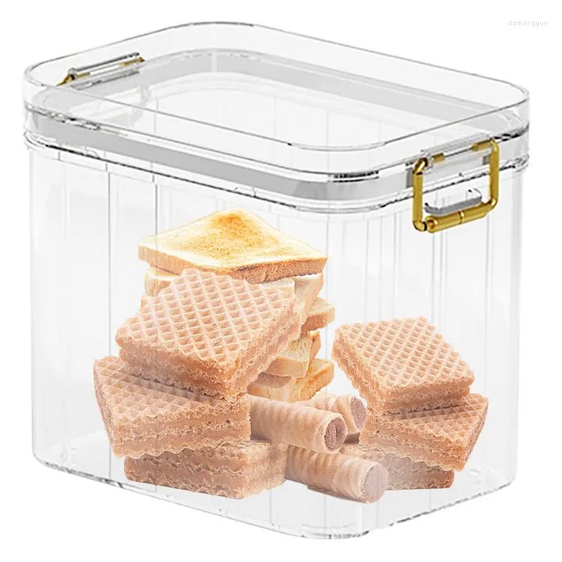 Bouteilles de stockage Bocaux transparents Boîtes de cuisine de grande capacité Organisateur de grains de café transparents Conteneur de nourriture Gadgets