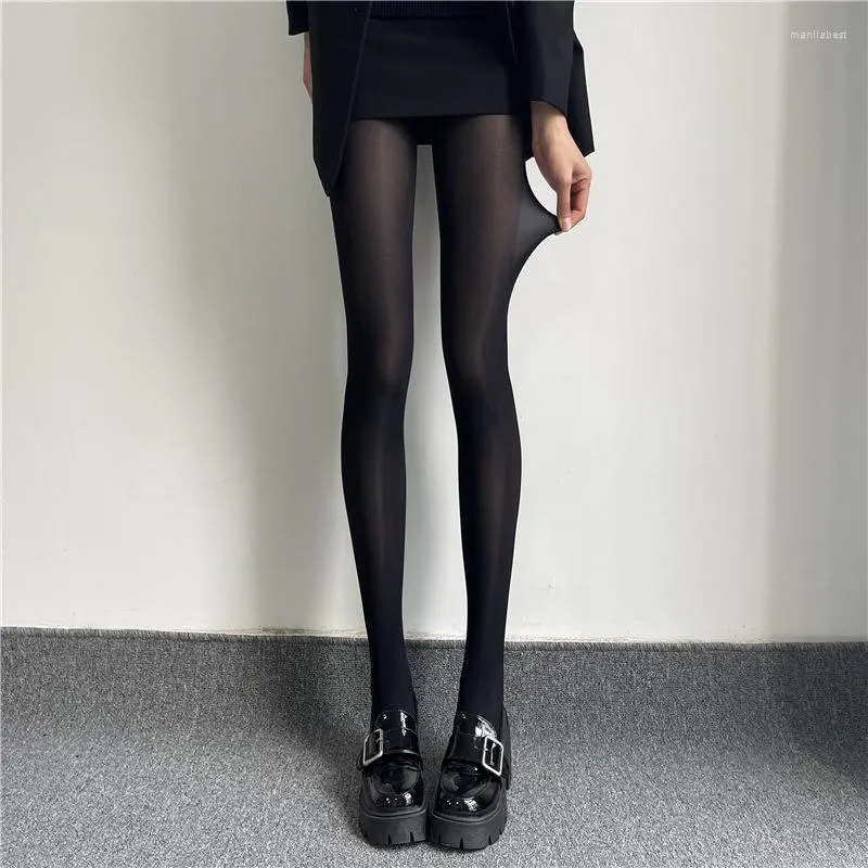 Women Socks Silky Oily Sexy Stockings Thin Tights Soles Silicone Non-Slip Spring Summer Pantyhose Super Elastic Magical Nylon