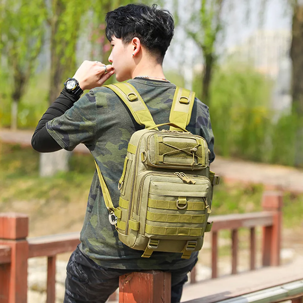 School Bags 20L Fishing Backpacks Tactical Assault Bag Military Pack Sling  Army Molle For Outdoor Hiking Camping Hunting Backpack Chest 230729 From  13,25 €