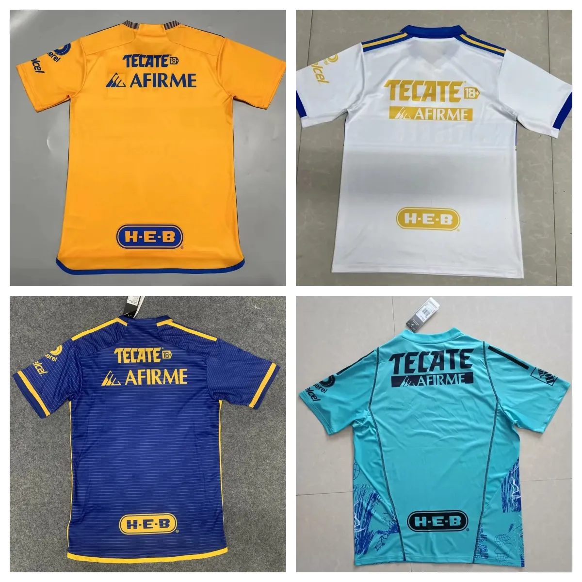 Spieler Fans Liga MX 2023 2024 Tigres Fußballtrikots GIGNAC N.IBANEZ SOTELDO S.CORDOVA AQUINO THAUVIN UANL Home Away 3rd Jersey Sport Herren Damen und Kinder Shirt 4XLJer