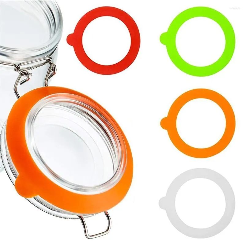 Storage Bottles For Glass Clip Top Jars Airtight Leak-proof Replacement Rings Seals Sealing Mason Jar Gaskets