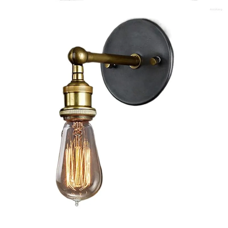 Lampa ścienna Nordic retro lampy vintage loft światła E27 Industrial Home Deco Agregatory Oświetlenie Luminaria